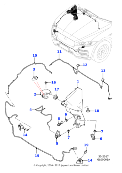 T4A1150 - Jaguar Washer jet