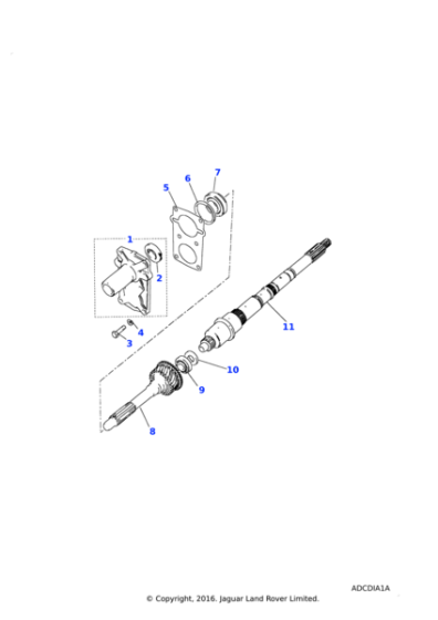 FTC347 - Land Rover Shaft-pinion differential