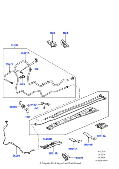 LR045826 - Land Rover Tube