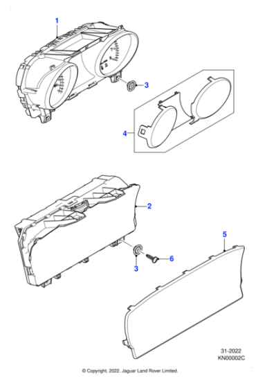 J9C20546 - Jaguar Major instrument pack