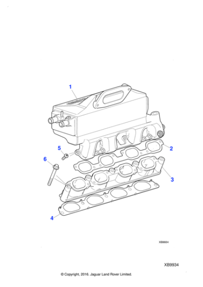 JFB10814B - Jaguar Flange head bolt