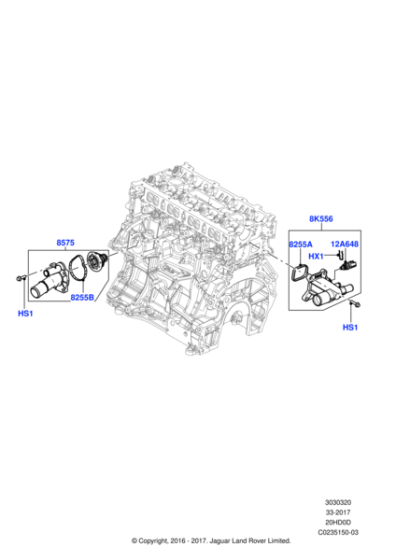 LR025045 - Land Rover Sensor - Engine Coolant Temperature
