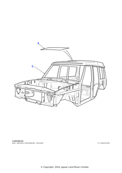 ASR2333 - Land Rover Body Shell