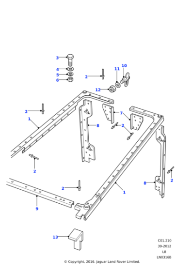 LR062003 - Land Rover Bracket