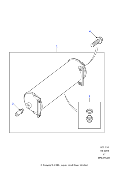 ANR5135 - Land Rover Reservoir-air suspension