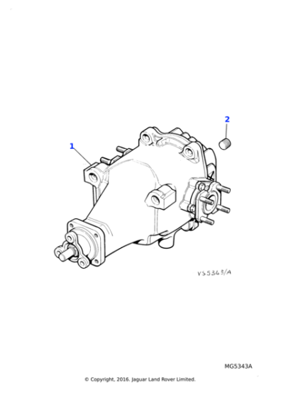 CBC1261 - Jaguar Support plate stud