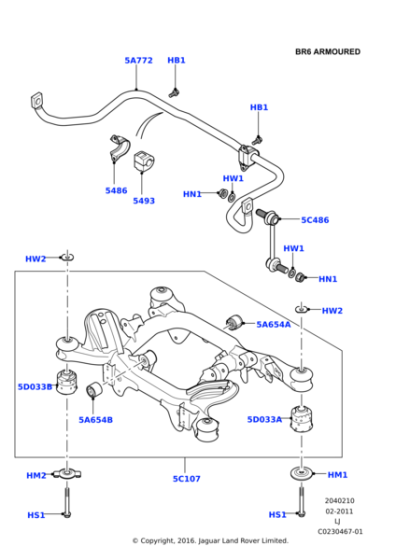 RBX500040 - Land Rover Insulator