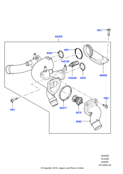 LR003524 - Land Rover Tube