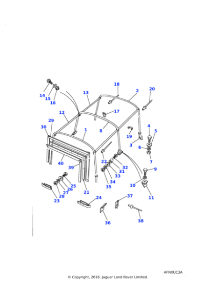 MXC4657 - Land Rover STUD