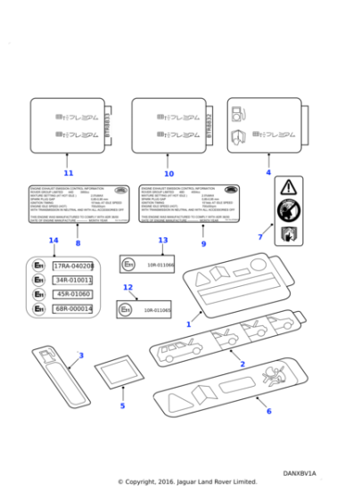 BTR6976 - Land Rover Label-air conditioning