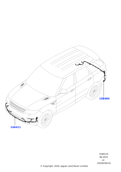 LR133286 - Land Rover Wire