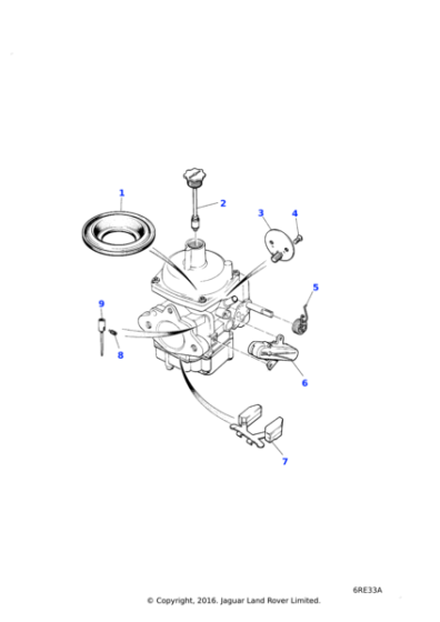 AEU1851 - Land Rover Needle-carburettor jet