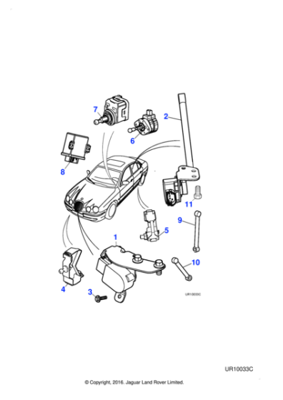 JFS10516E - Jaguar Hexagon head screw