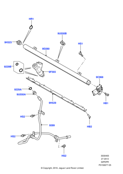 LR001982 - Land Rover Injector