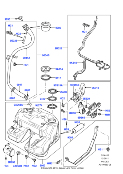 WJL000062 - Land Rover Separator - Fuel Vapour
