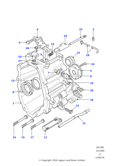 FTC4522 - Land Rover Case assembly-extension