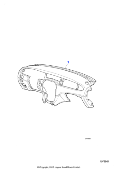 XR842641LGJ - Jaguar Facia