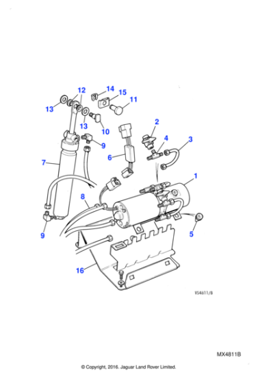 AGU2479J - Jaguar Pivot pin circlip