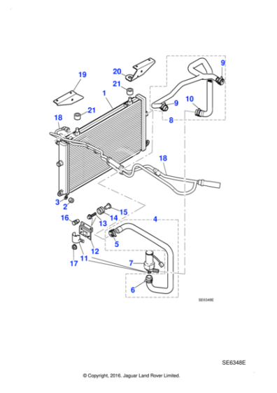 MJB8225AA - Jaguar Mounting bracket