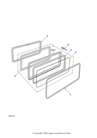 MUC1005 - Land Rover Filler strip