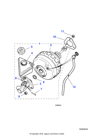 JLM12080 - Jaguar Brake master cylinder