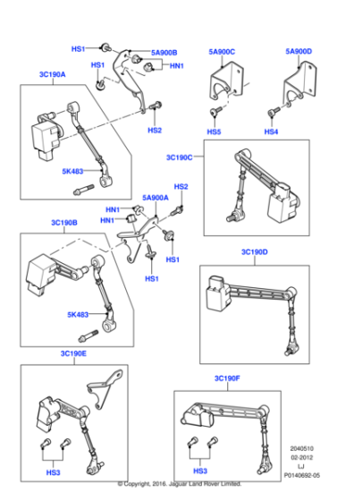 RQH500431 - Land Rover Sensor