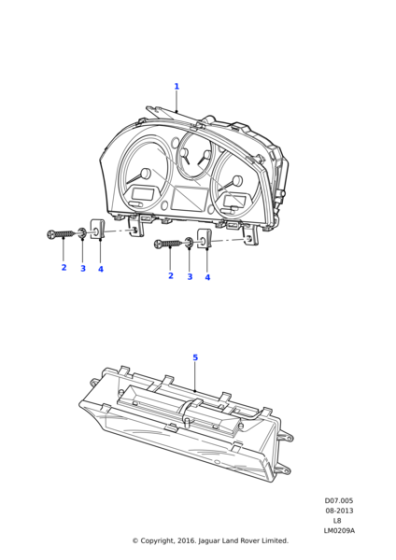 LR065247 - Land Rover Instrument Cluster - Dash | Jaguar Land Rover ...