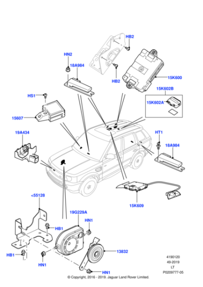 LR032290 - Land Rover Module