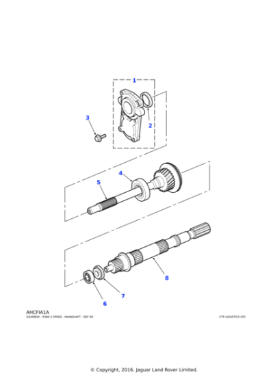 FTC5046 - Land Rover Shaft primary manual transmission