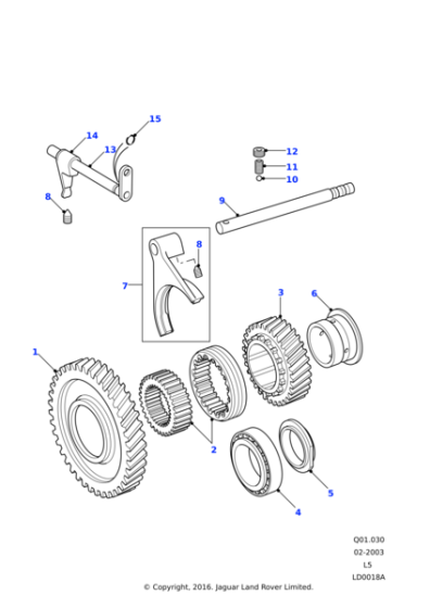 IYH000030 - Land Rover Nut