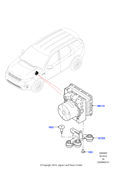 LR135761 - Land Rover Modulator