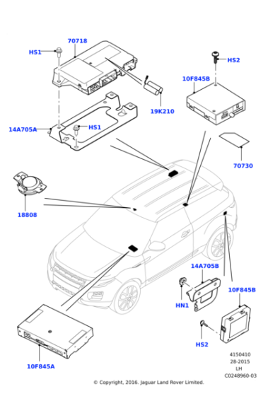 LR084930 - Land Rover MODULE - TELEMATICS CONTROL
