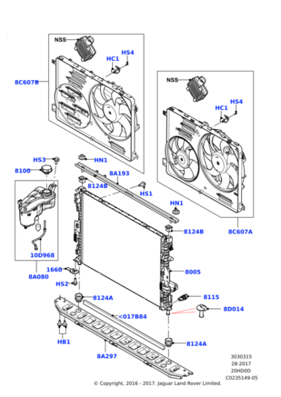 LR007399 - Land Rover Insulator