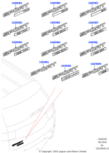 LR063658 - Land Rover Name Plate