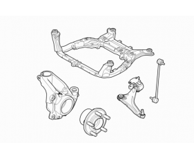 Front X Member  /  Knuckle & Hub