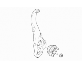 Wishbone And Hub Assembly-Front